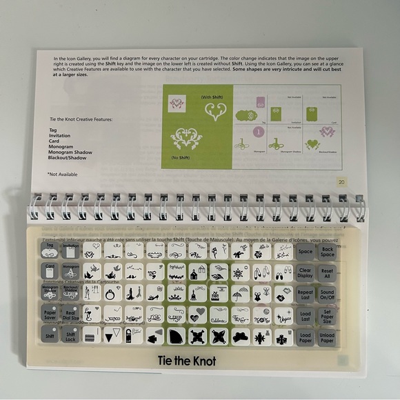 Cricut TIE THE KNOT shape (wedding, shower) - Picture 6 of 16